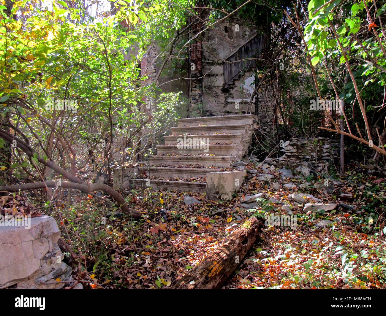 Highland, New York Ruins of the Dr. Charles H. Roberts estate, in