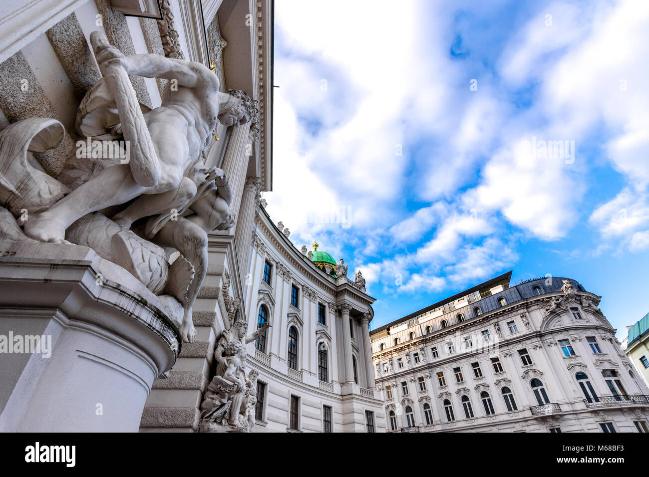 Royal Palace of Hofburg in Vienna, Austria Stock Photo