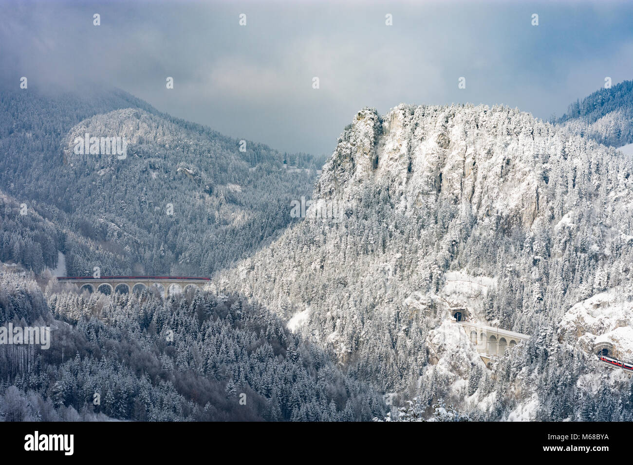 Semmering View from „20SchillingBlick“ (20 Schilling view) of the