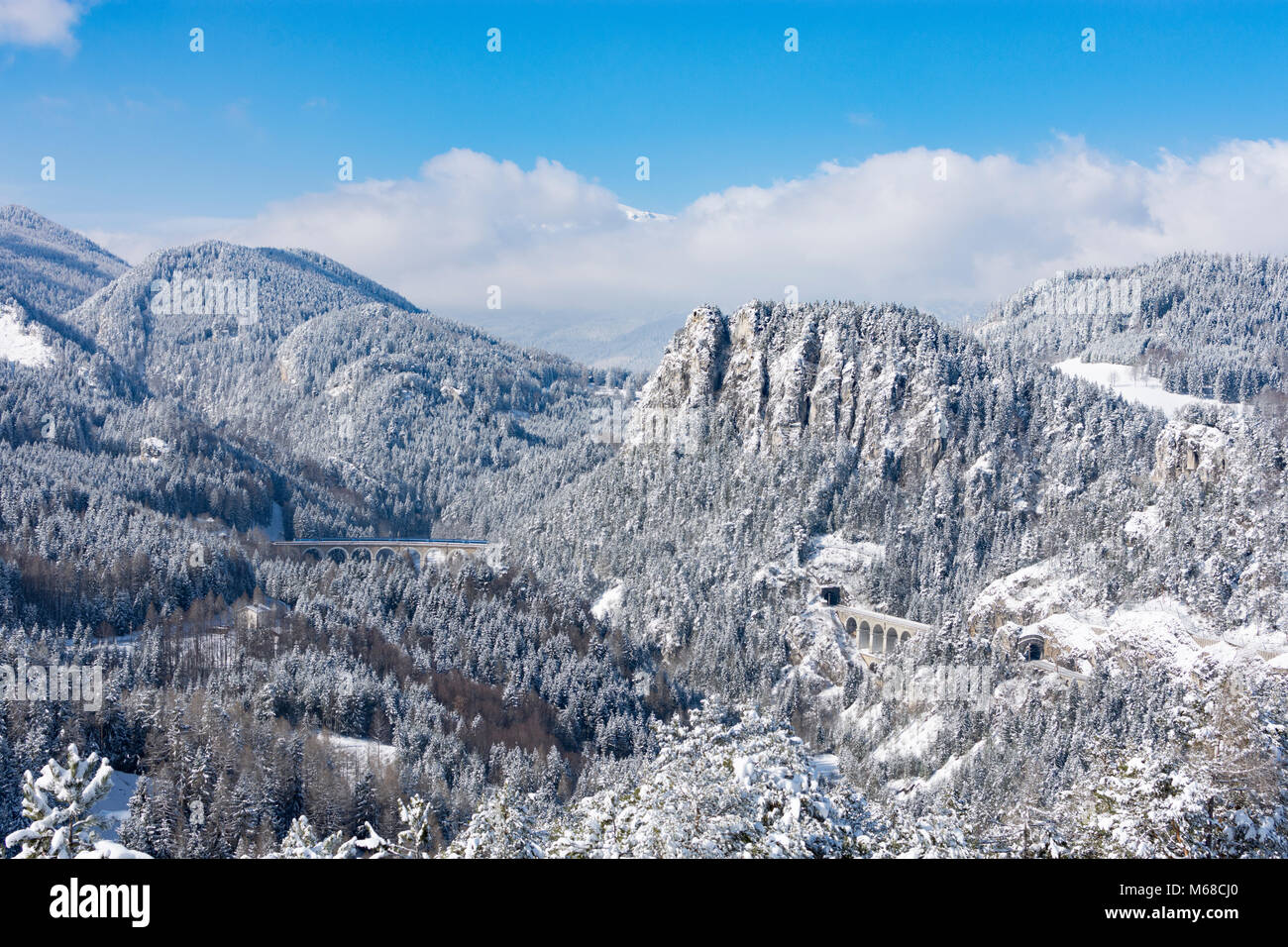 Semmering View from „20SchillingBlick“ (20 Schilling view) of the