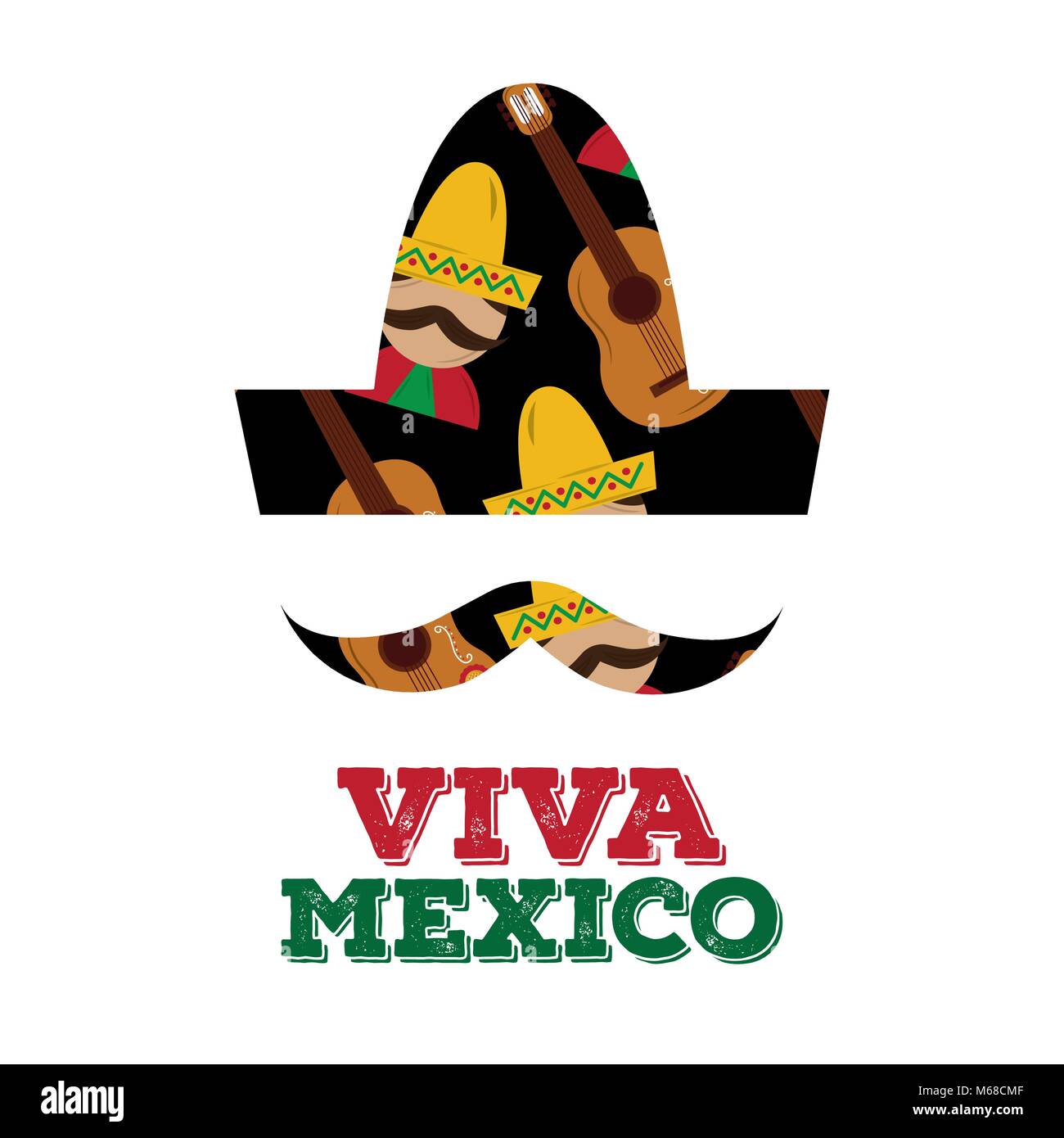 Viva Mexico Hand Lettering Sticker