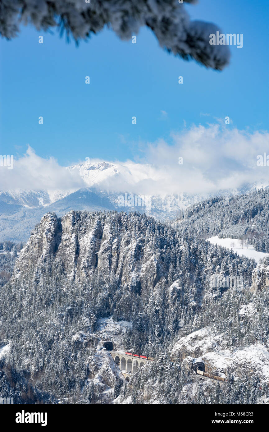 Semmering View from „20SchillingBlick“ (20 Schilling view) of the