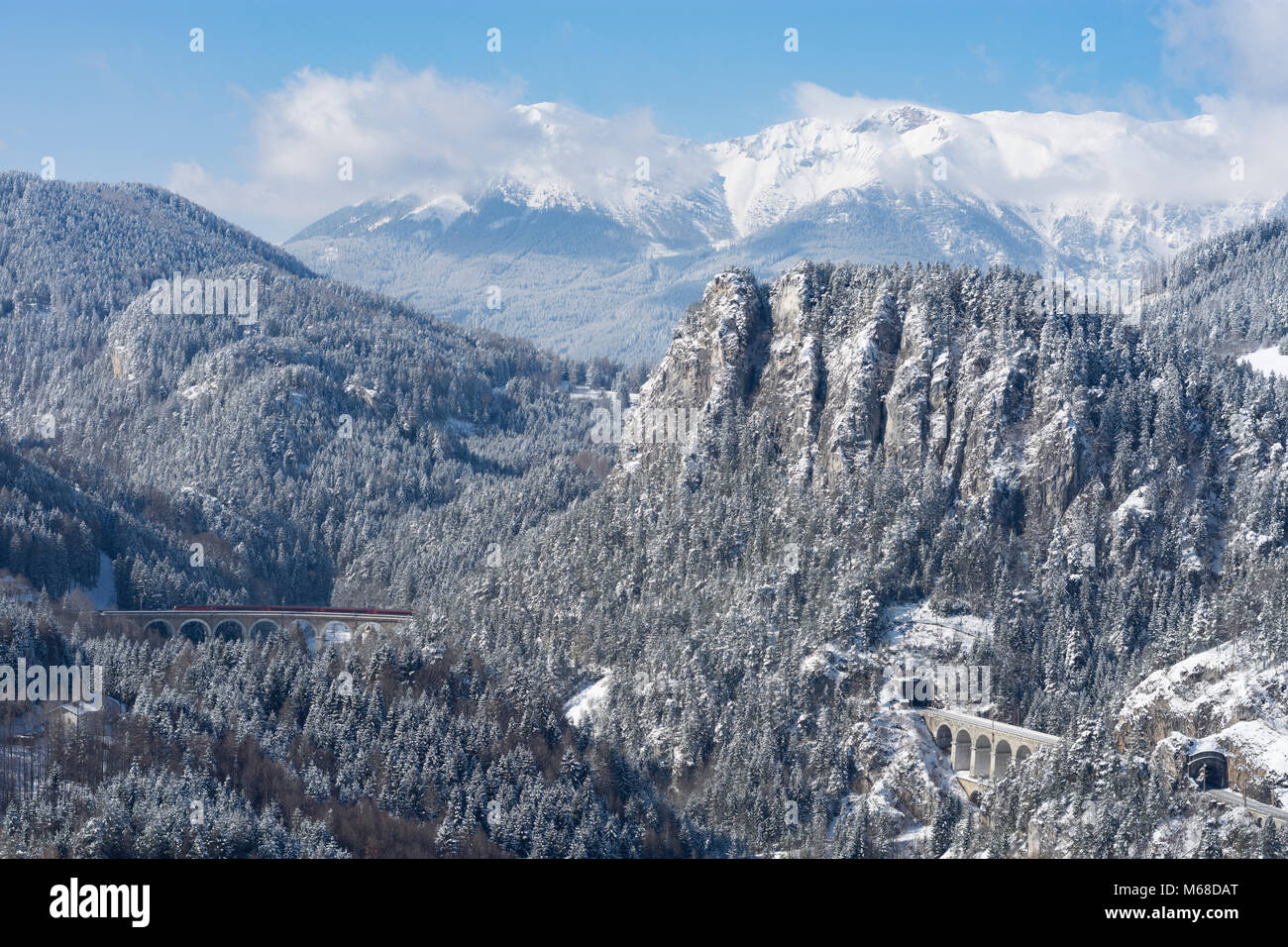 Semmering View from „20SchillingBlick“ (20 Schilling view) of the