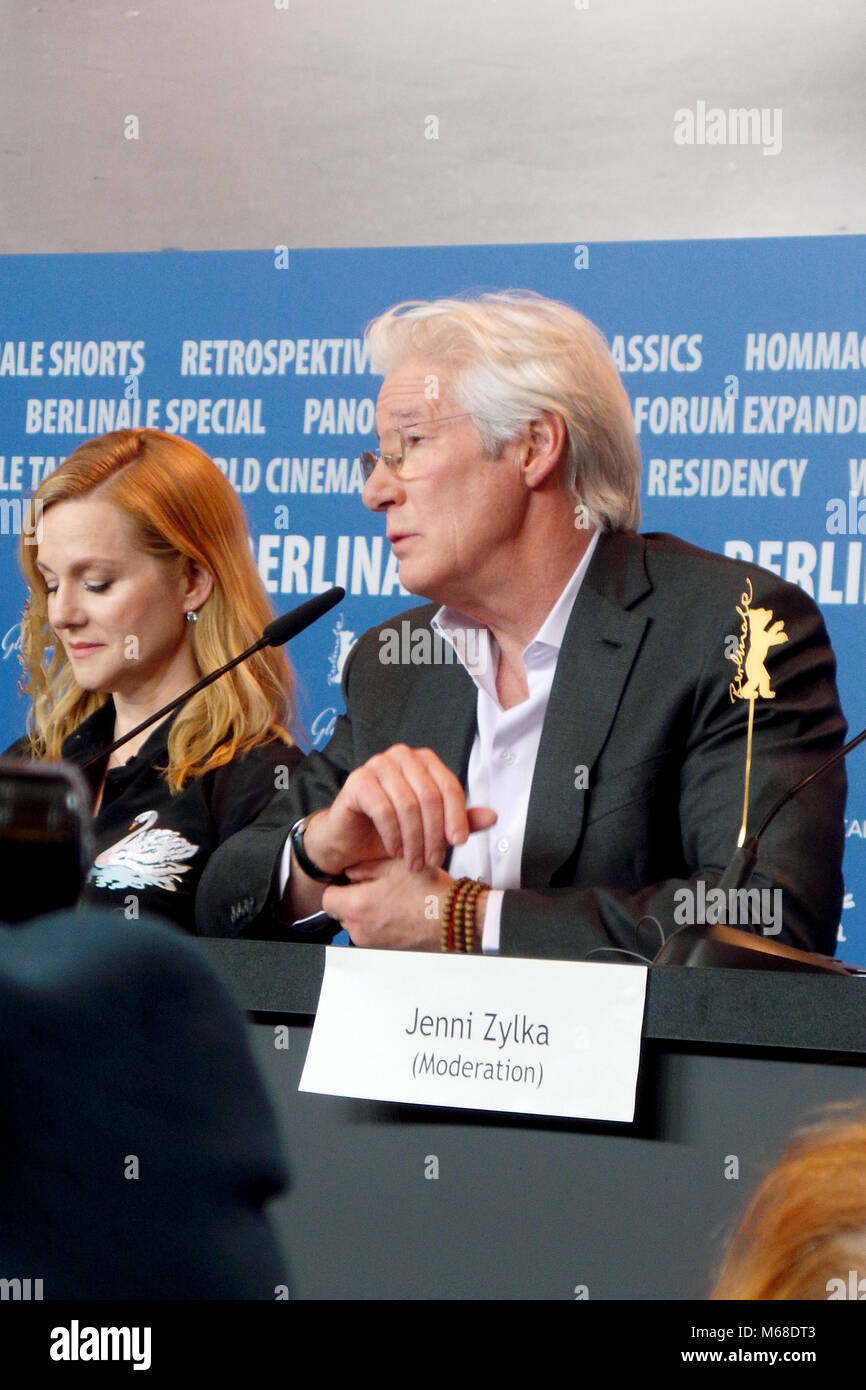 67th Berlin International Film Festival Berlinale The Dinner Press Conference Featuring Laura Linney Richard Gere Where Berlin Germany Whe Stock Photo Alamy
