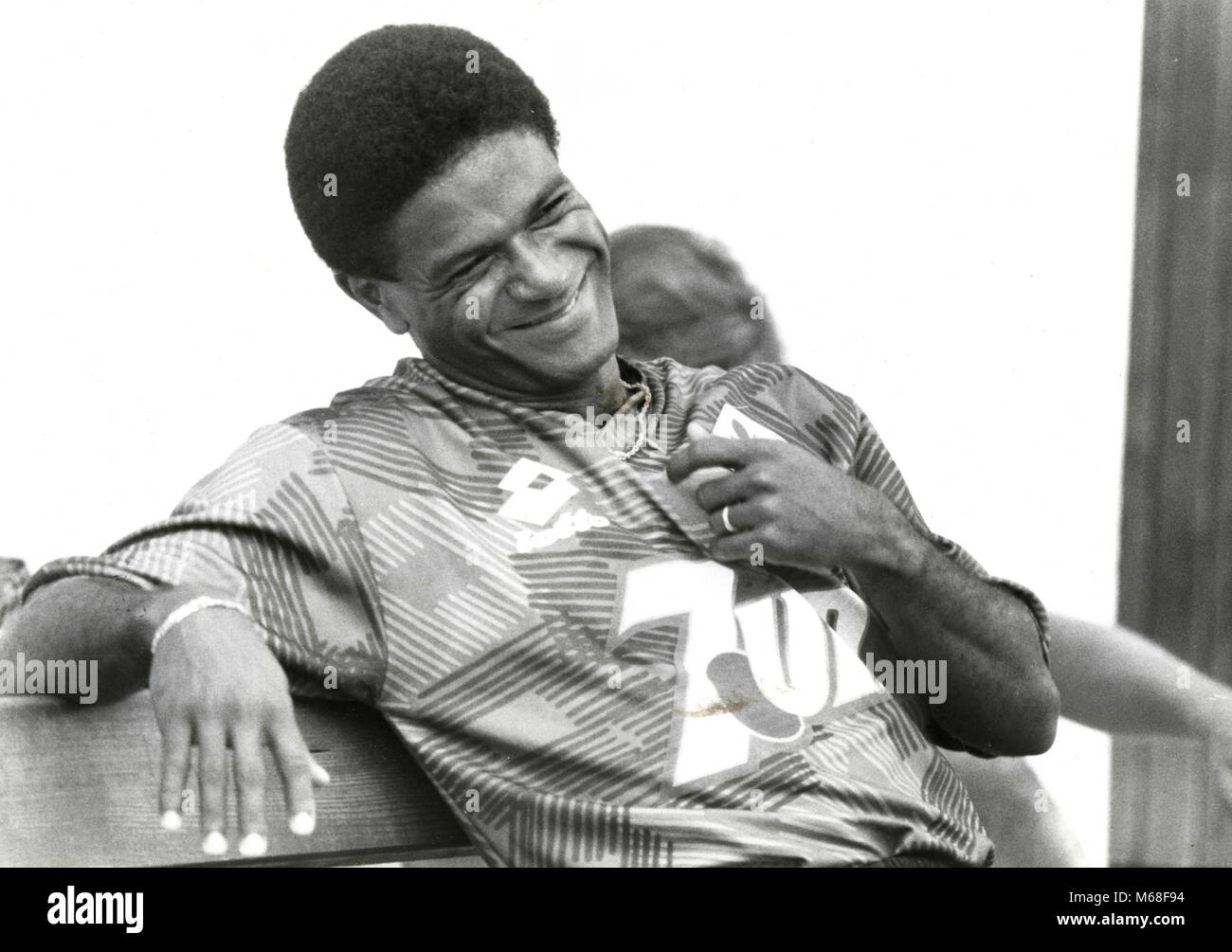 Brazilian football player Mazinho, 1990s Stock Photo