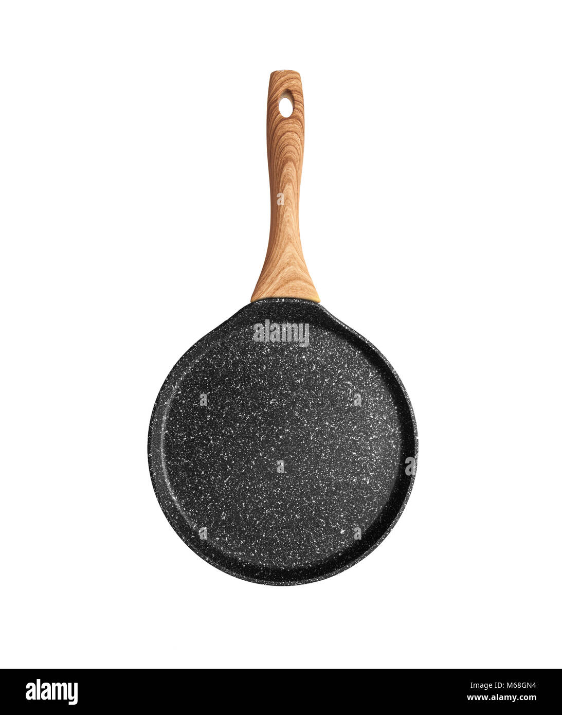 Frying pan, kitchen utensils, isolated on white background Stock Photo