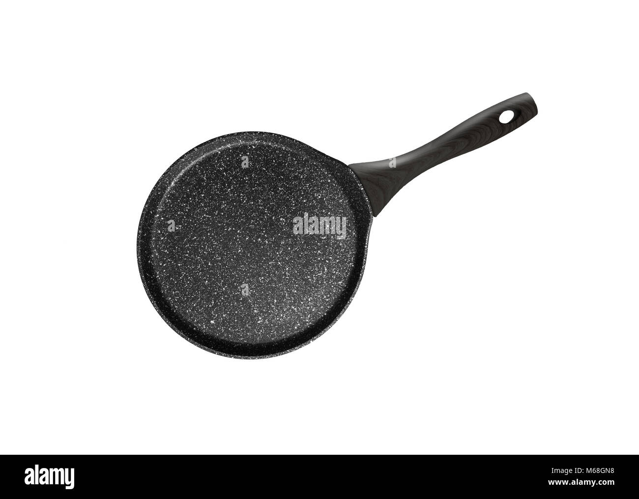 Frying pan, kitchen utensils, isolated on white background Stock Photo