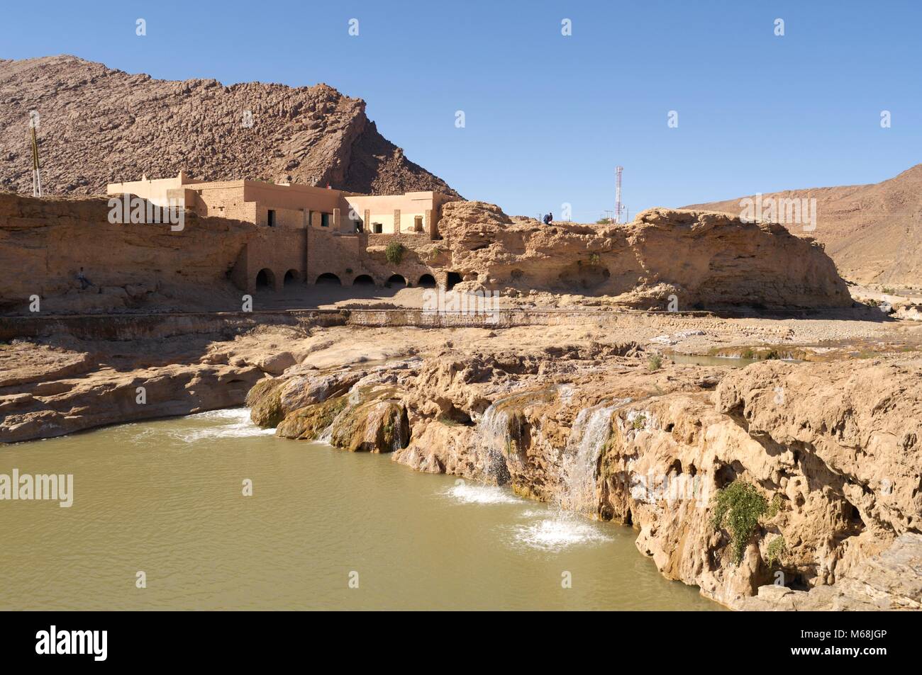 Fluss in Marokko Stock Photo
