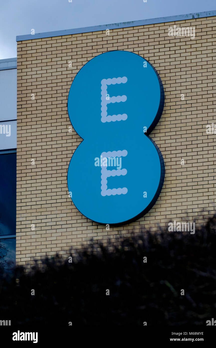 EE Telecoms at Aztev West Almondsbury Bristol england UK Stock Photo
