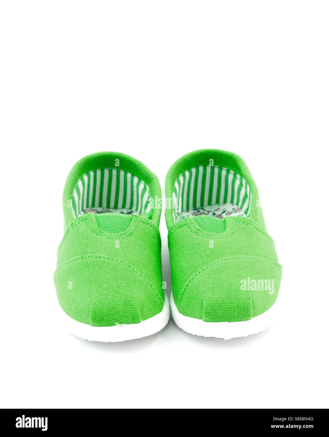 green childrens shoes