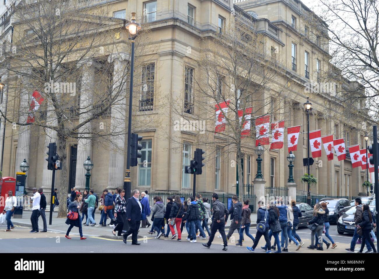 Canada House, Trafalgar Square Stock Photo Alamy