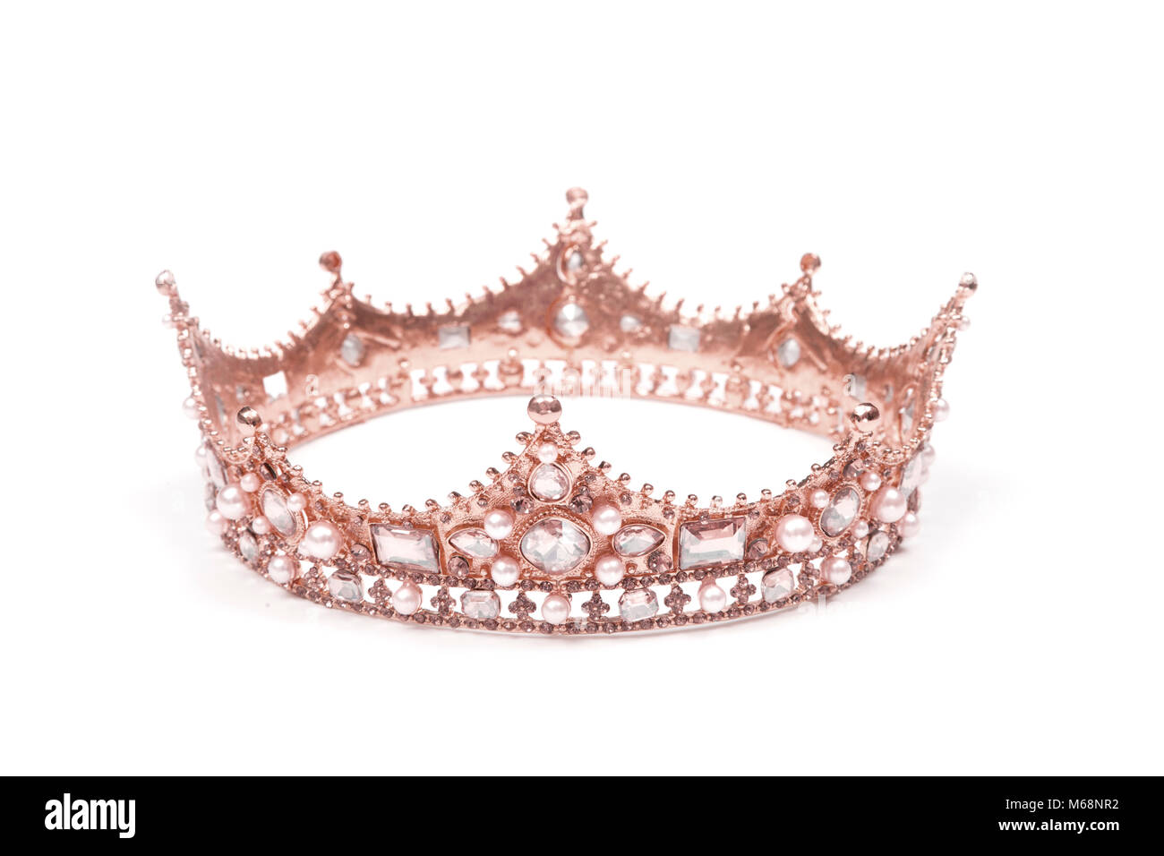 A King or Queen’s Rose Gold Crown Stock Photo - Alamy