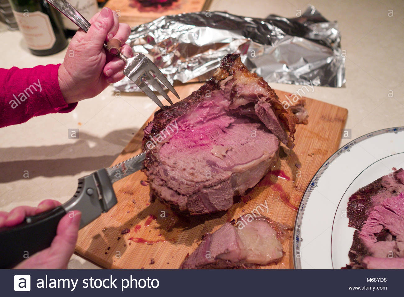 Carving Meat Stock Photos & Carving Meat Stock Images Alamy