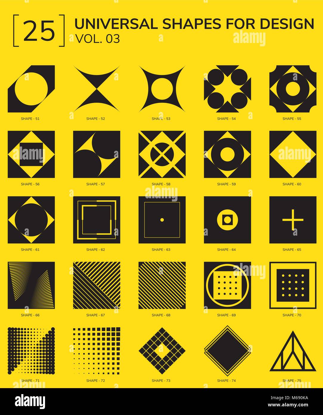 Geometric Shapes Logo Stock Vector Image & Art - Alamy