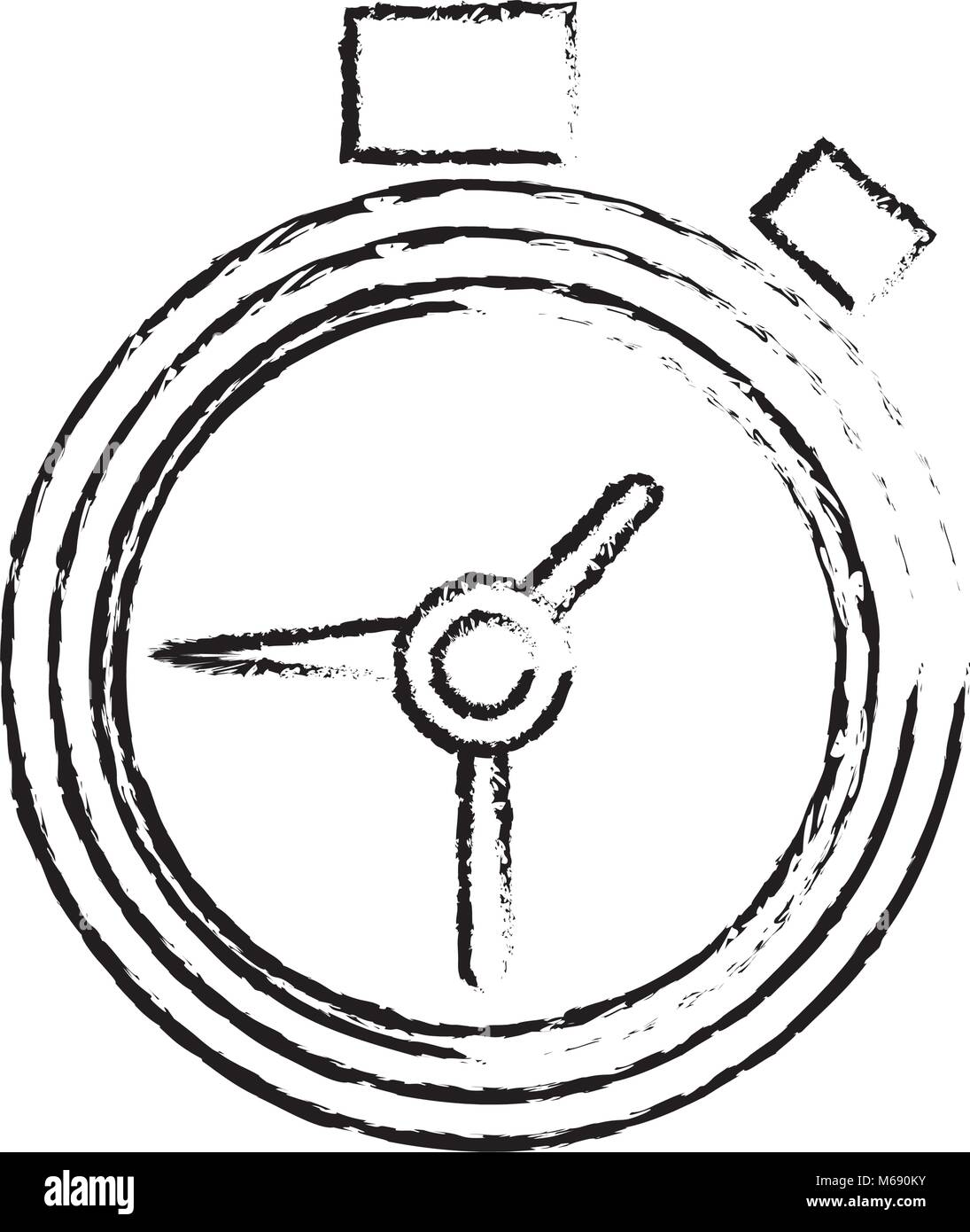 grunge chronometer object to control time countdown Stock Vector Image ...