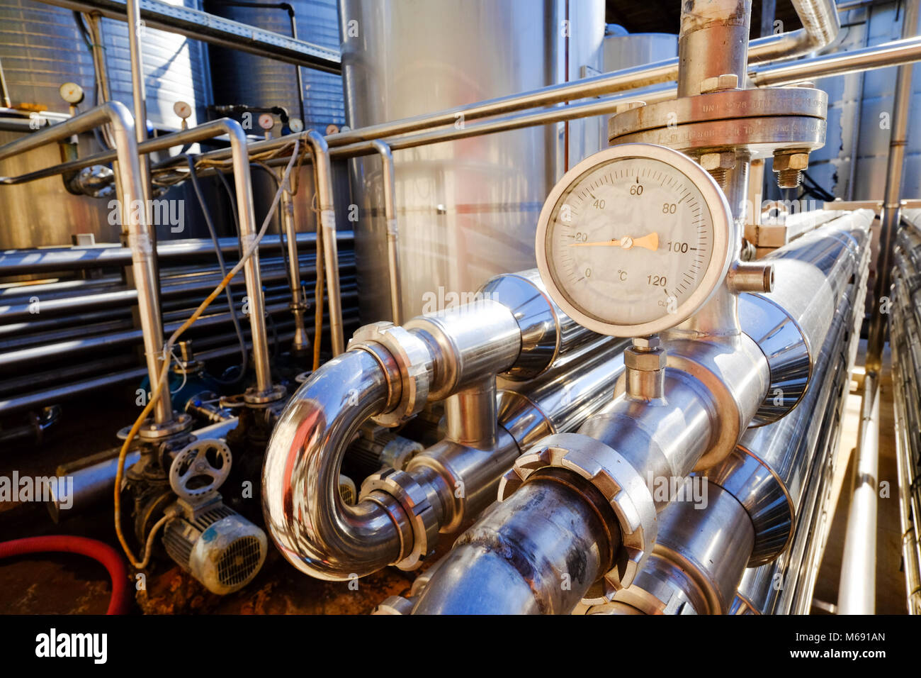 Wine making industry Stock Photo Alamy