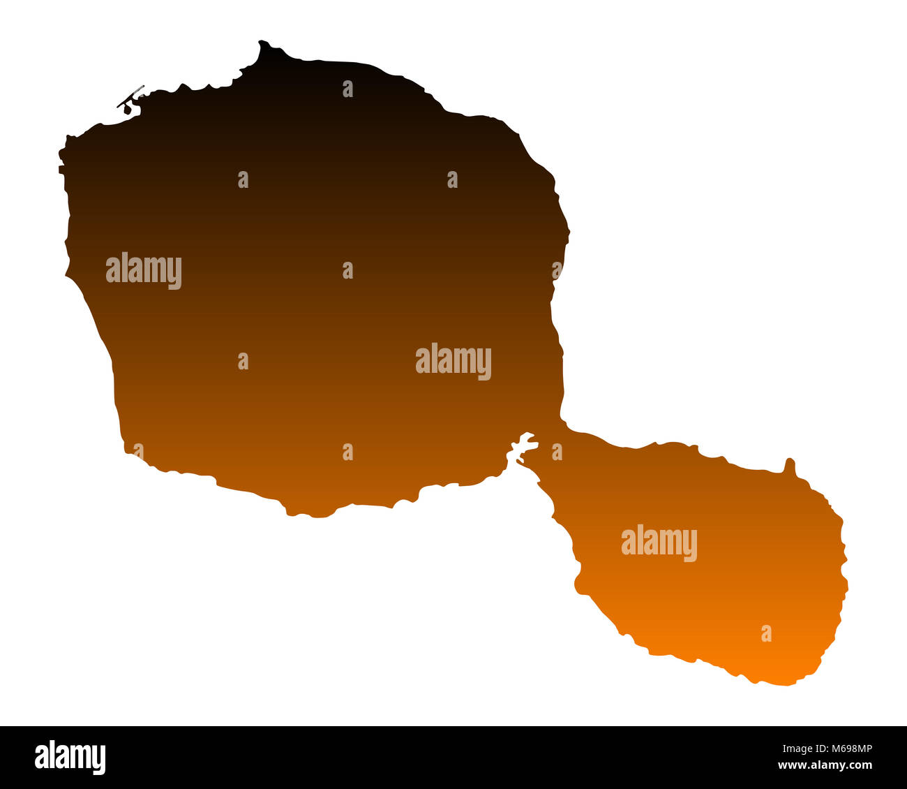 Map of Tahiti Stock Photo - Alamy