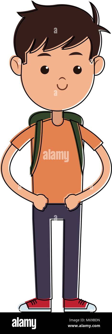 Cute boy cartoon Stock Vector Image & Art - Alamy
