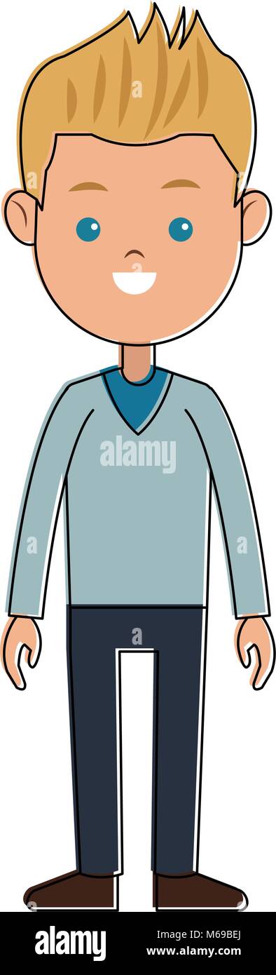 Cute boy cartoon Stock Vector Image & Art - Alamy