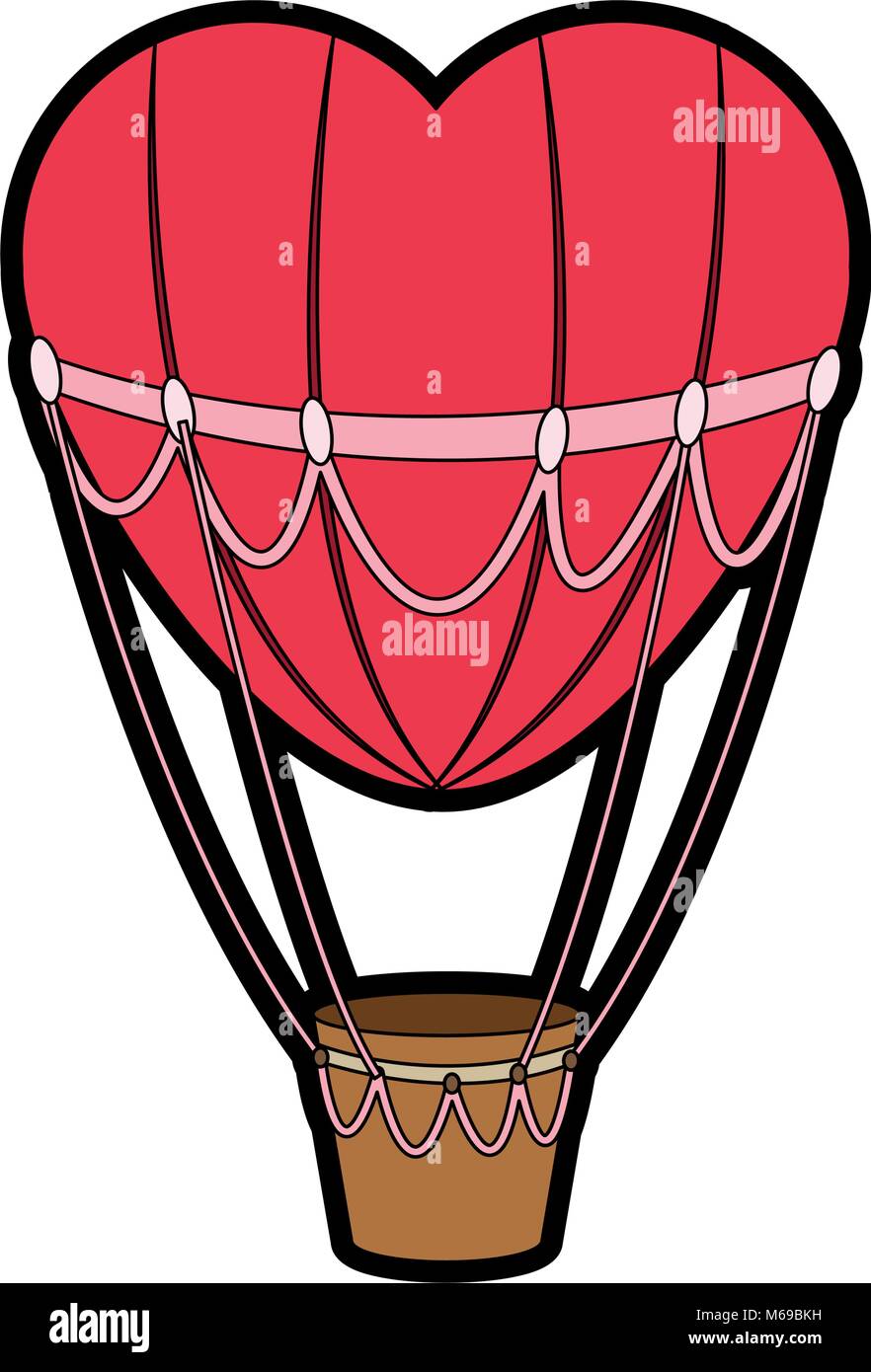 Cute hot air balloon Stock Vector Image & Art Alamy