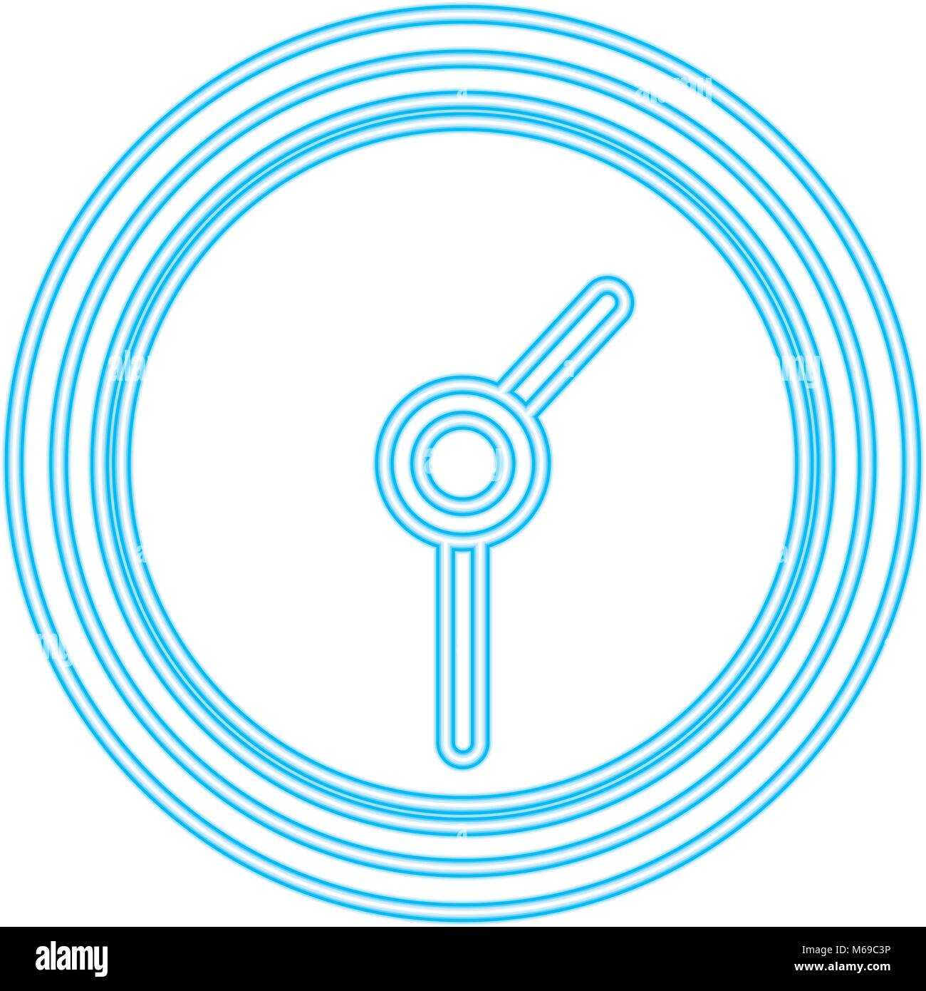 Neon clock dial hi-res stock photography and images - Alamy