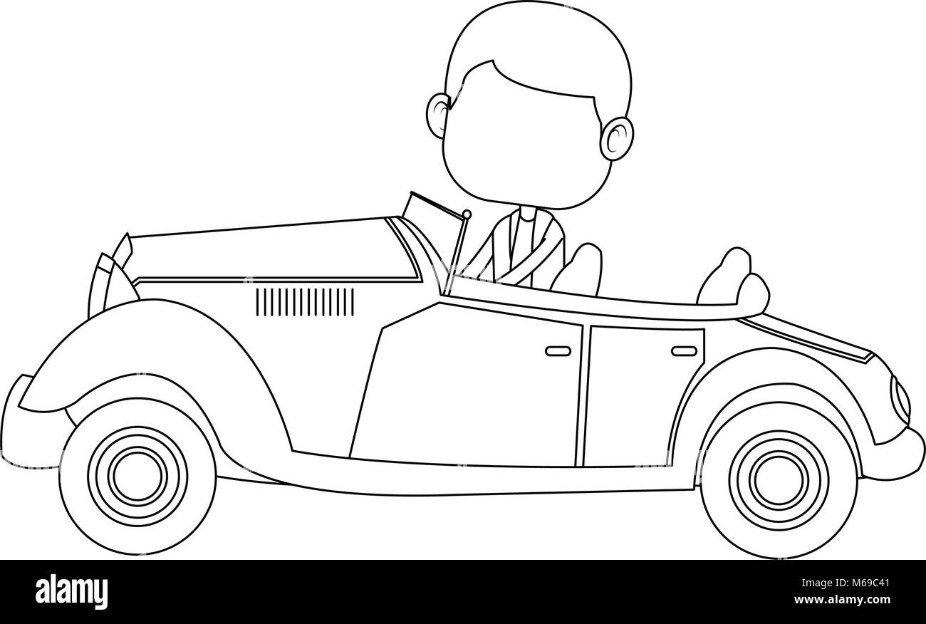 Cartoon Boy Driving Car High Resolution Stock Photography And Images 
