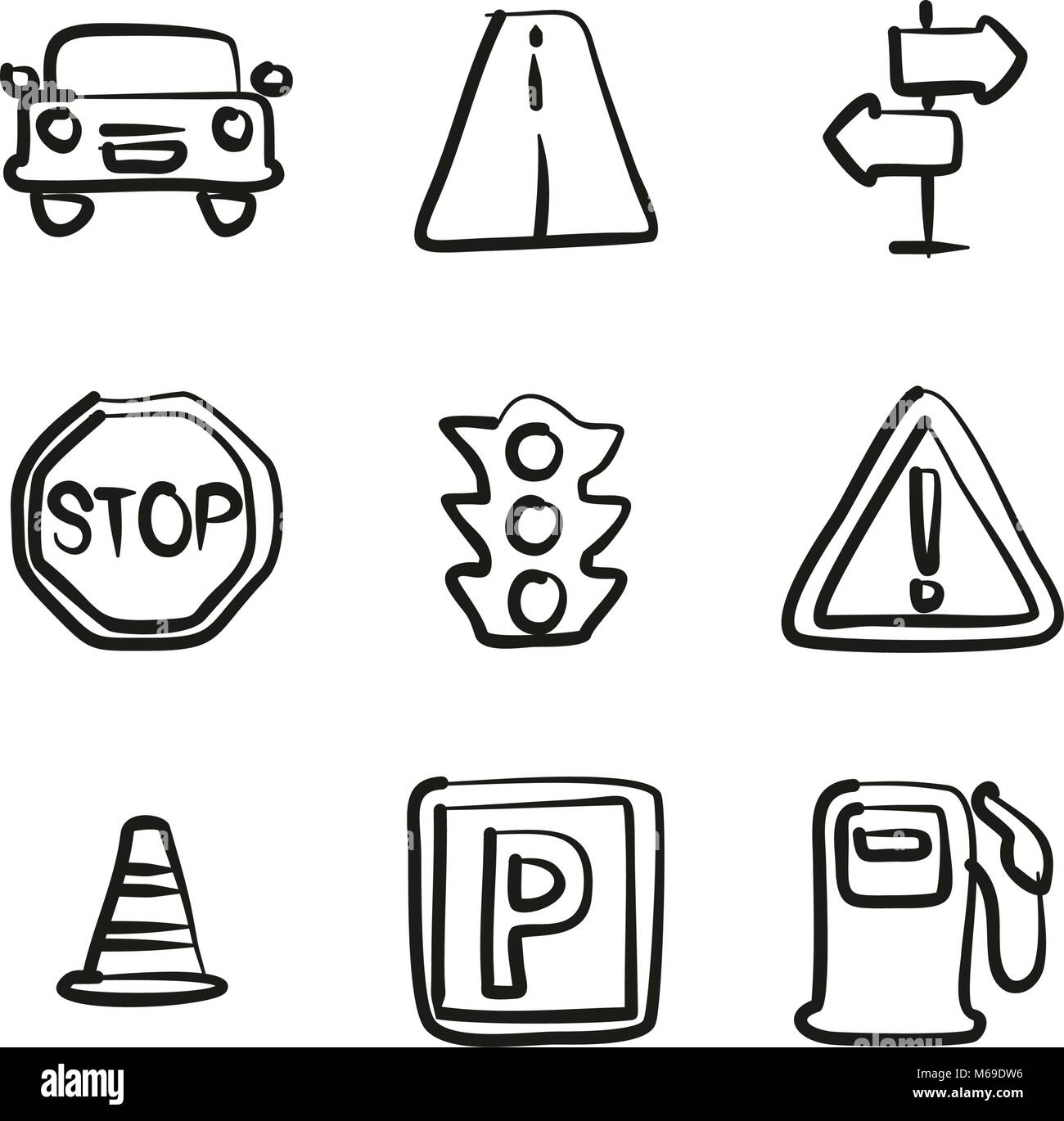 Red arrow traffic icon Stock Vector Images - Alamy