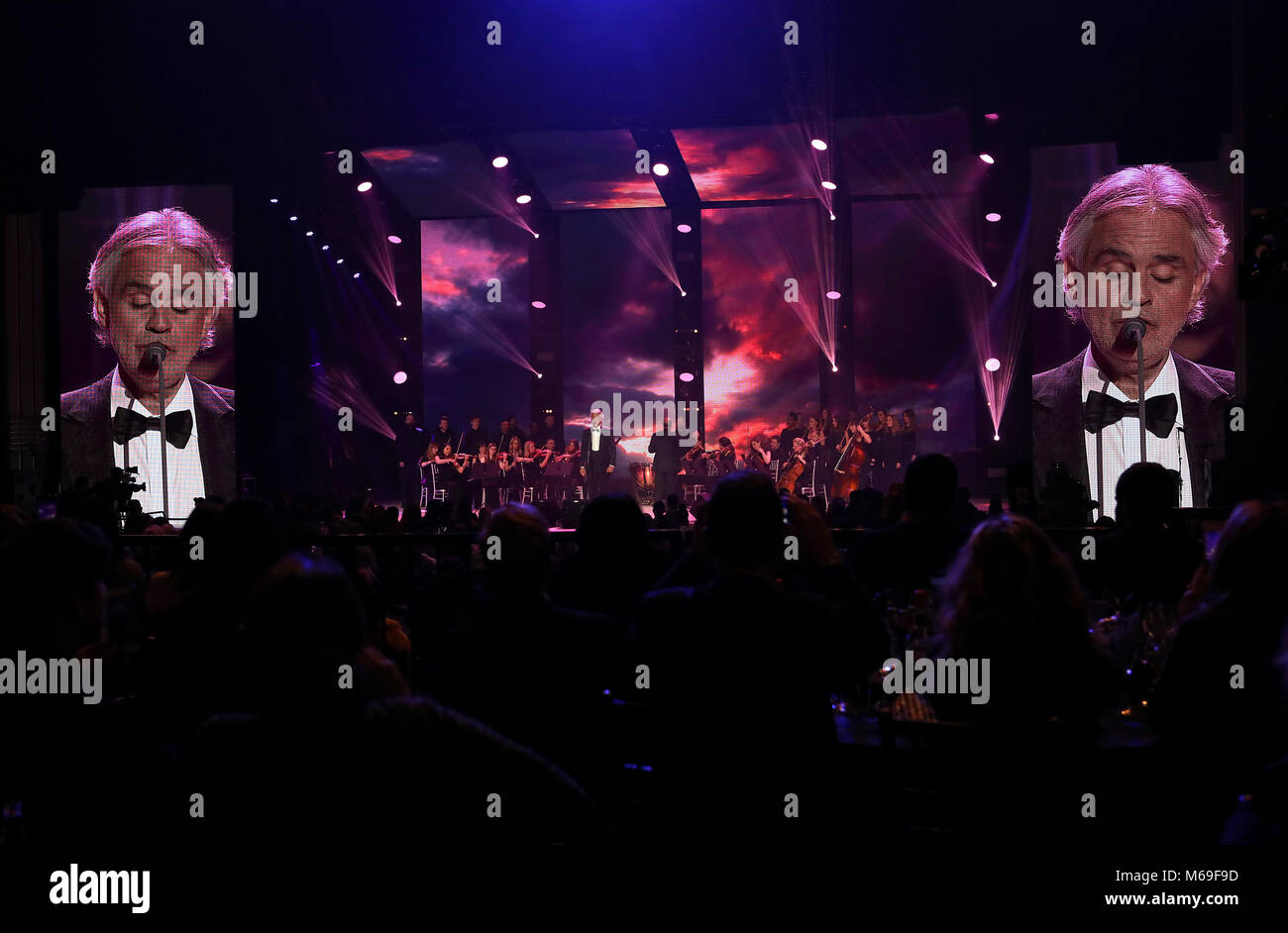 Andrea Bocelli On Stage During The Global Awards, A Brand New Awards ...