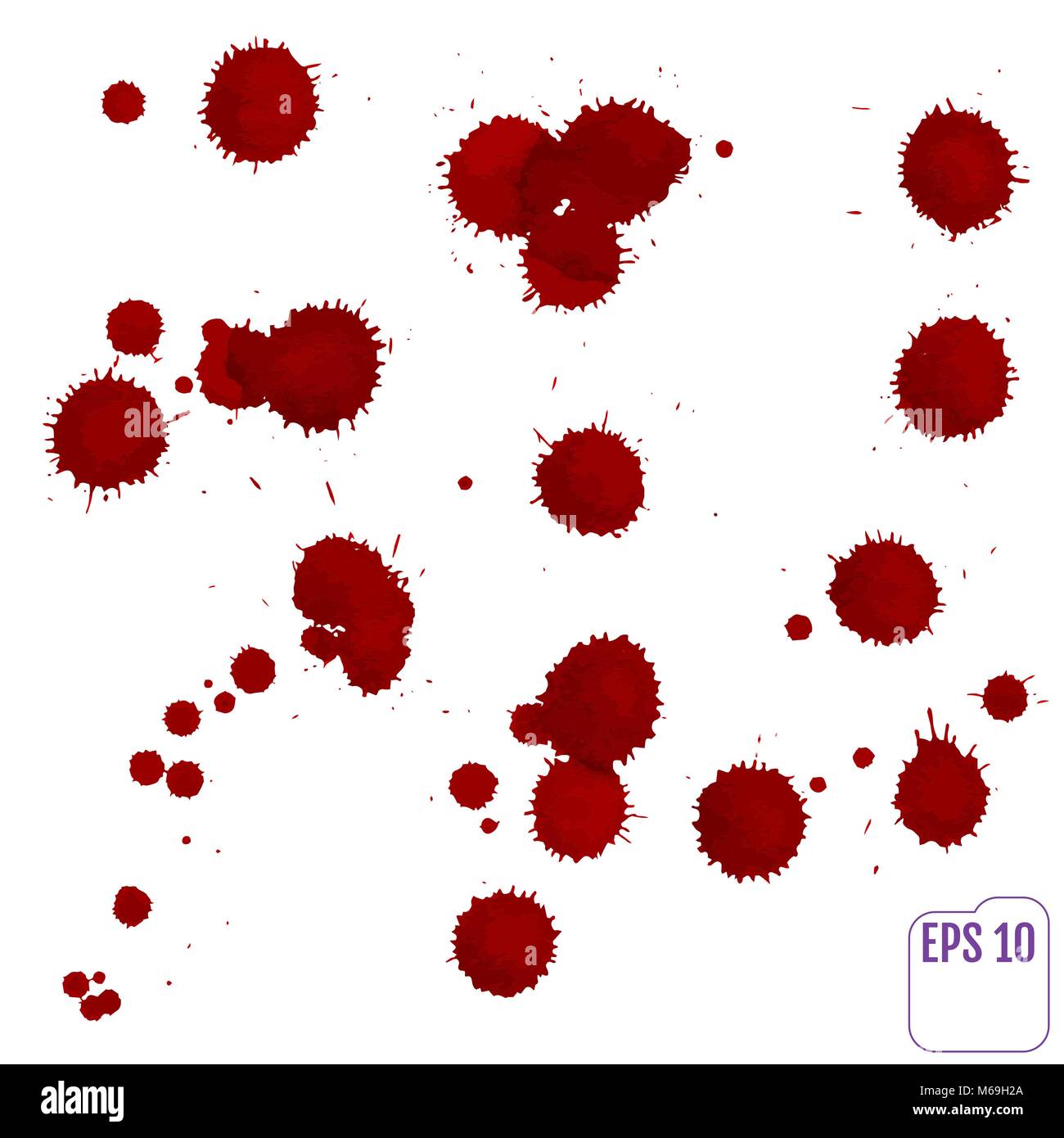 Dripping Blood Cut Out Stock Images &amp; Pictures - Alamy