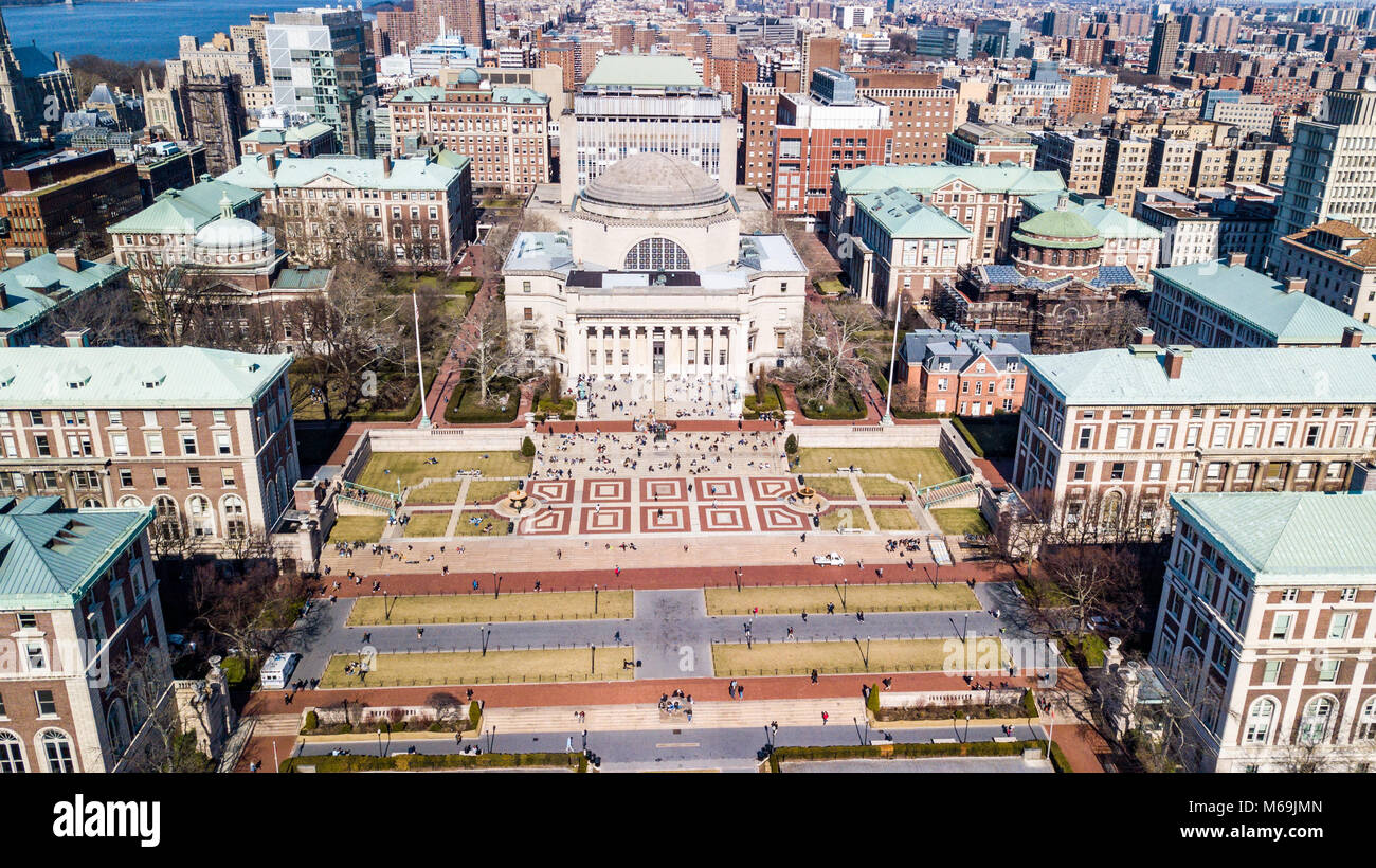 Columbia University Campus, New York City, USA Stock Photo
