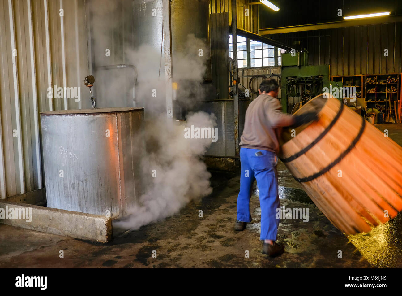 Burning wine barrels hires stock photography and images Alamy