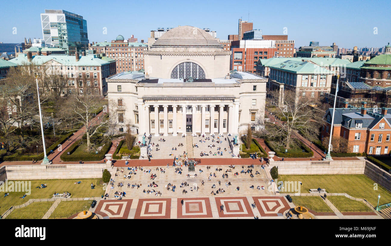 Columbia University Campus, New York City, USA Stock Photo