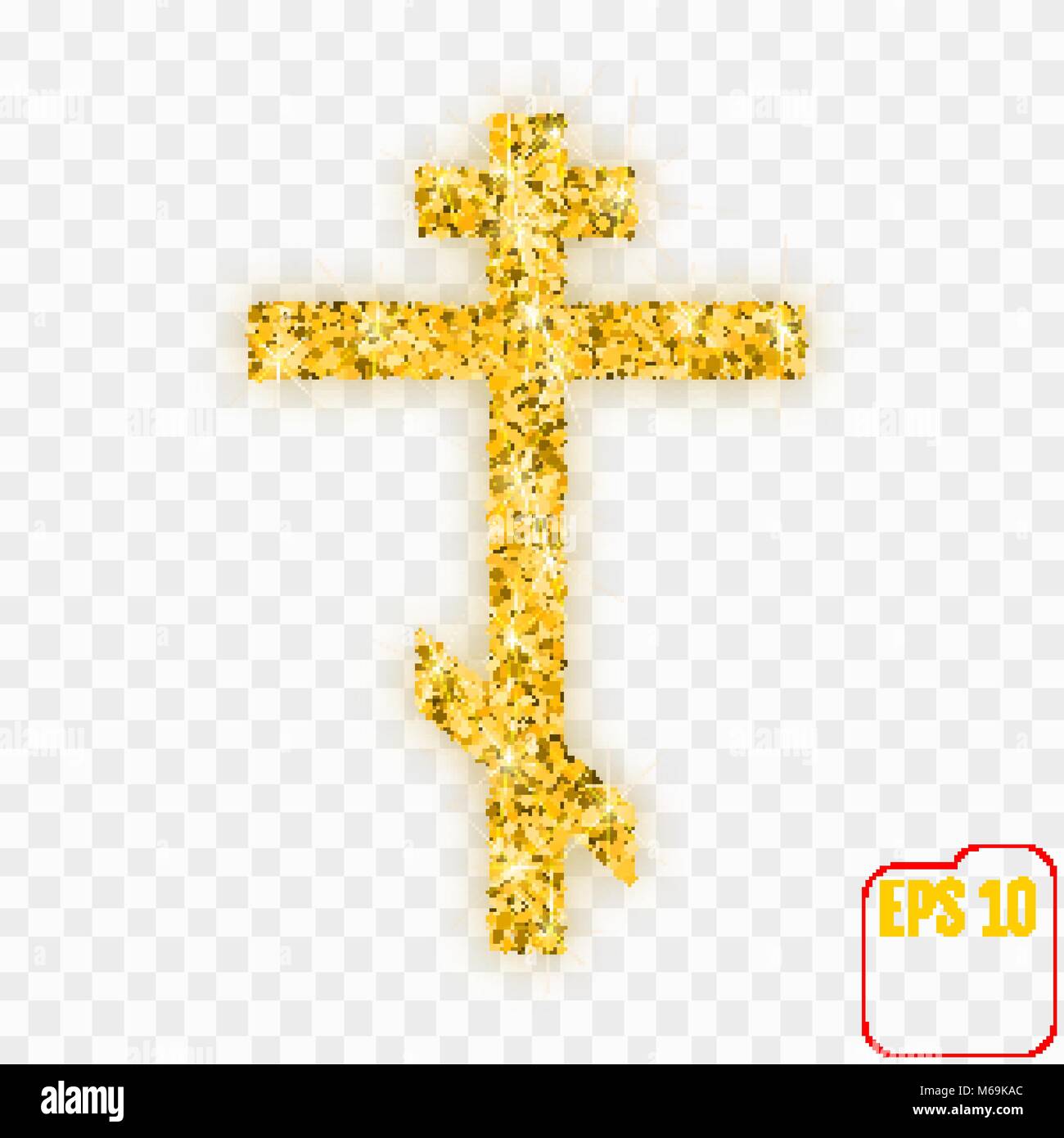 Golden Cross Gold High Resolution Stock Photography and Images Alamy