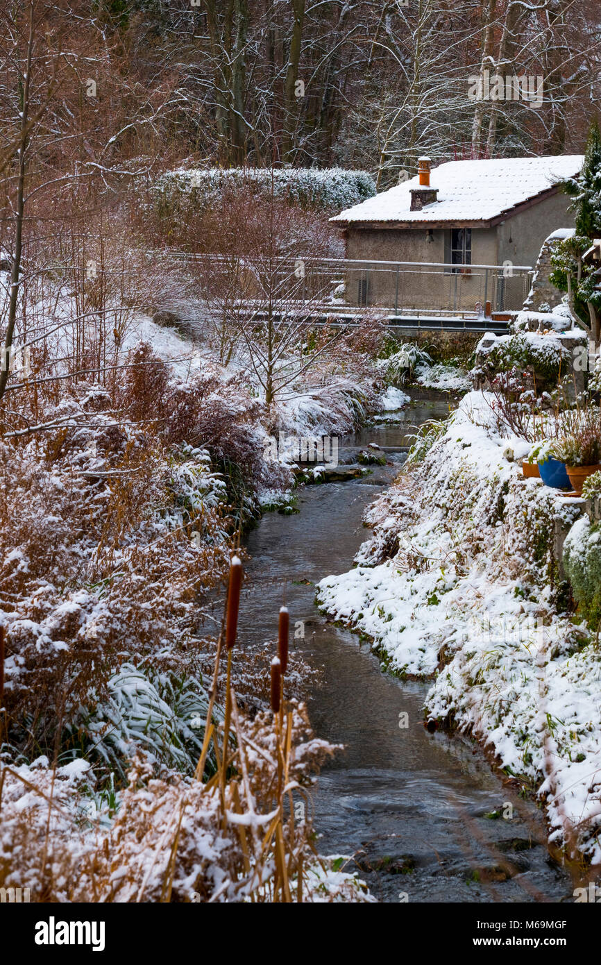 Snowy landscape winter scene hi-res stock photography and images - Alamy