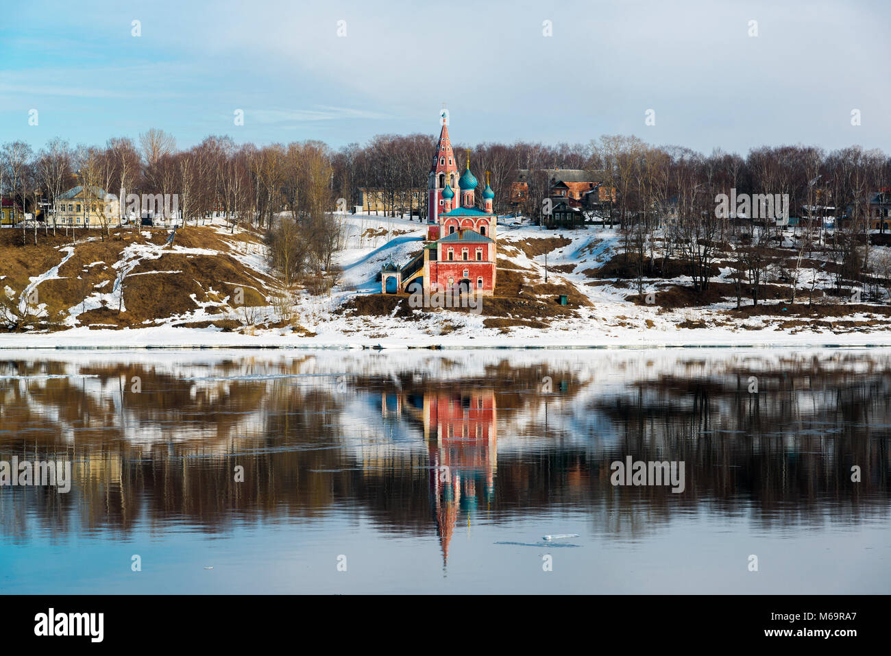 Kazan Transfiguration Church in city of Tutaev, Russia Stock Photo - Alamy