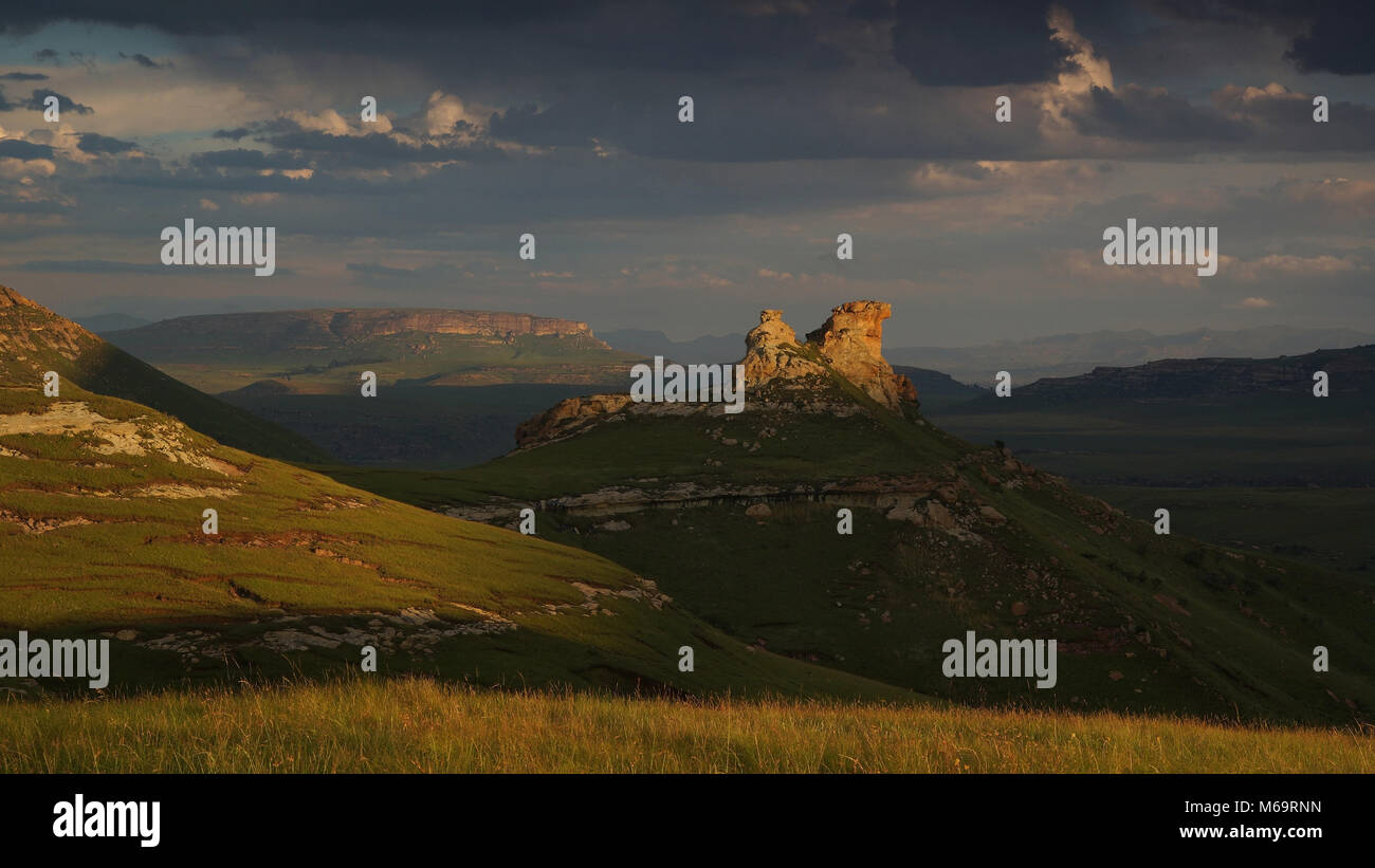 Golden Gate Highlands National Park is located in Free State, South Africa Stock Photo