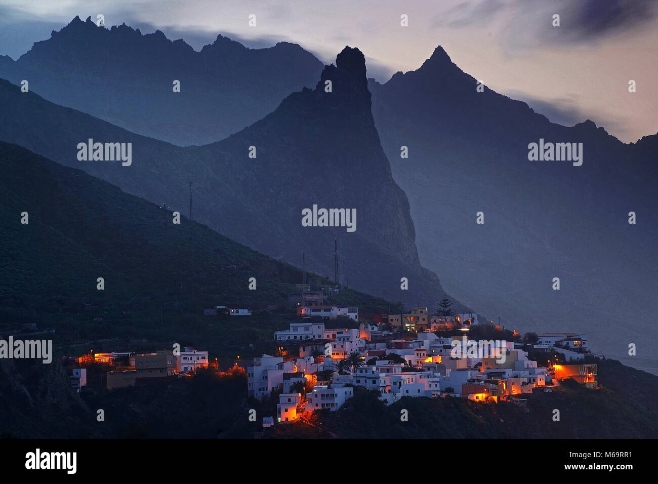 Canary Islands, Anaga Gebirge, Almaciga, Teneriffa, Spain Stock Photo