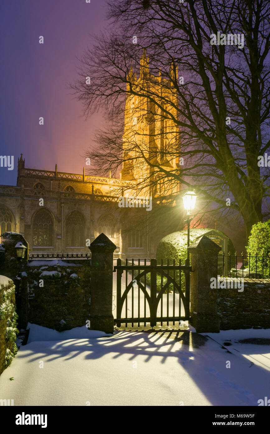 The 15th Century All Saints church in the village of Wrington