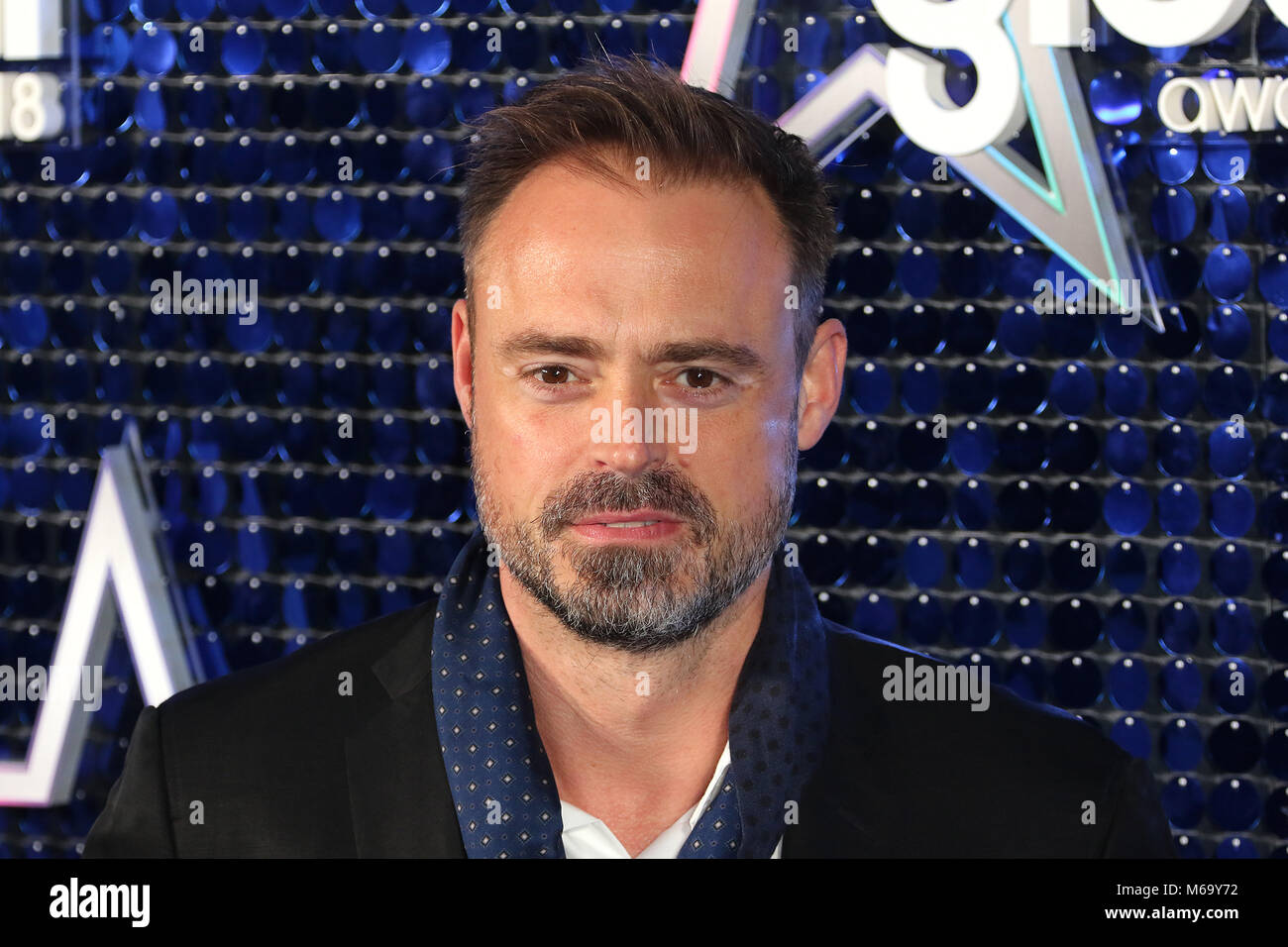 London, UK. 1st March, 2018. Jamie Theakston attends The Global Awards, a brand new awards show hosted by Global, the Media & Entertainment group at Eventim Apollo Hammersmith, London UK, 01 March 2018, Photo by Richard Goldschmidt Credit: Rich Gold/Alamy Live News Stock Photo