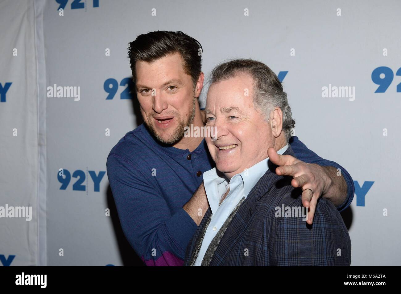New York, NY, USA. 1st Mar, 2018. Shane McRae (L), Peter Gerety at arrivals for SNEAKY PETE and THE MARVELOUS MRS. MAISEL Casts Appearance, 92nd Street Y, New York, NY March 1, 2018. Credit: Eli Winston/Everett Collection/Alamy Live News Stock Photo