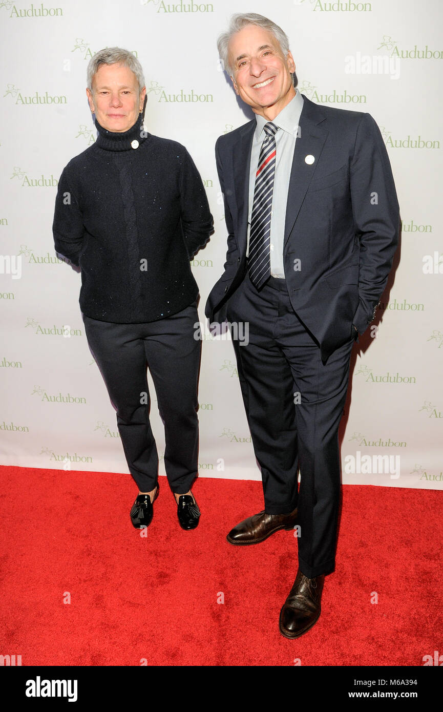 New York, USA. 1st March, 2018. Margaret Walker and David Yarnold