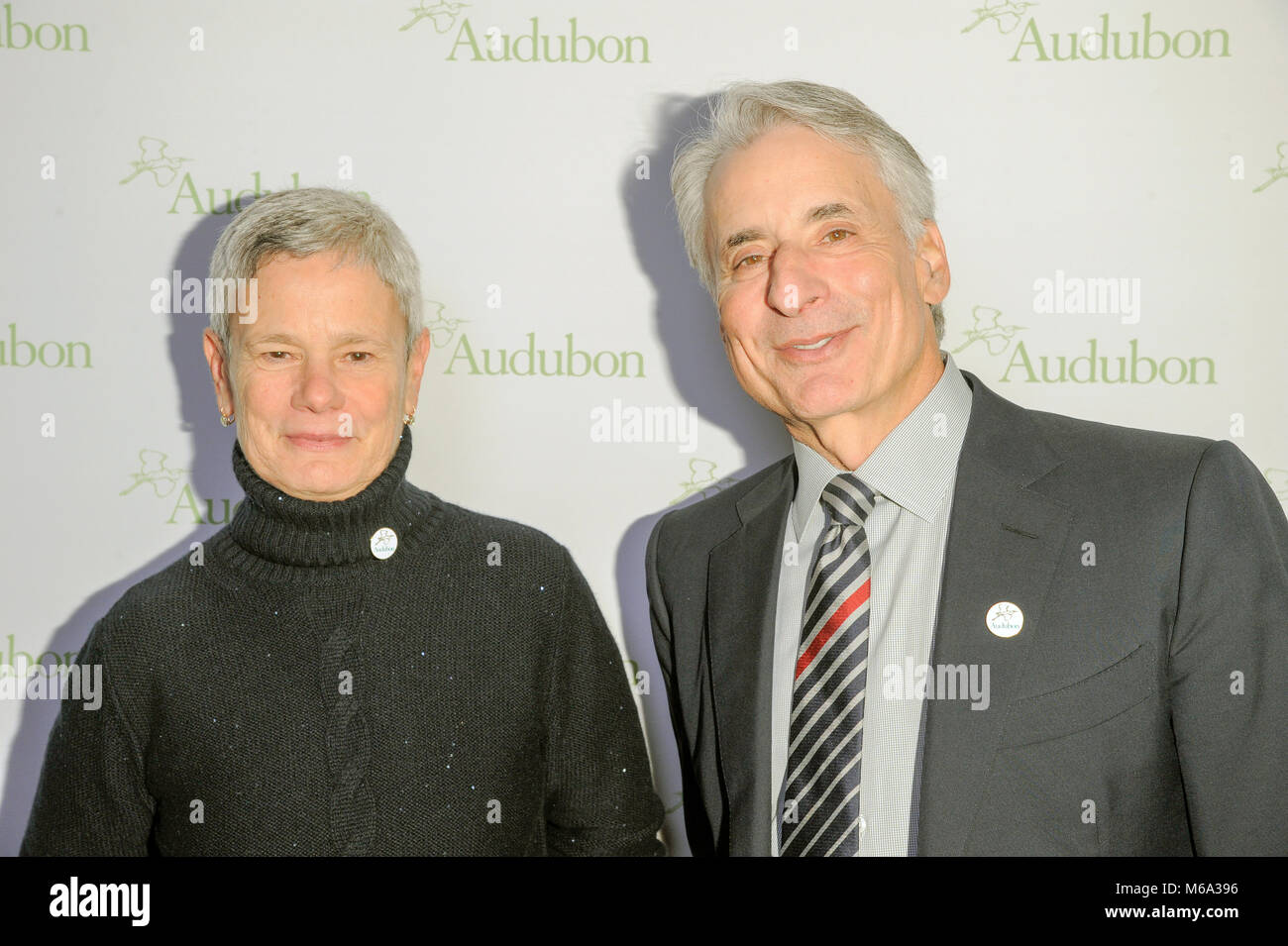 New York, USA. 1st March, 2018. Margaret Walker and David Yarnold attend the National Audubon Society Annual Gala at The Rainbow Room at 30 Rockefeller Plaza on March 1, 2018 in New York City. Credit: Ron Adar/Alamy Live News Stock Photo