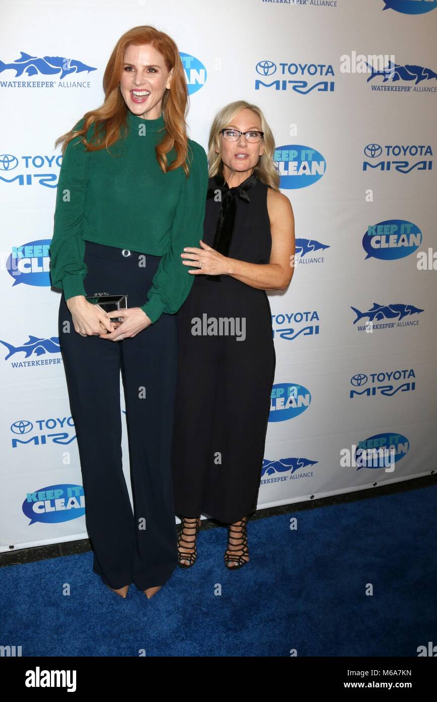 Los Angeles, CA, USA. 1st Mar, 2018. Sarah Rafferty, Rachael Harris at