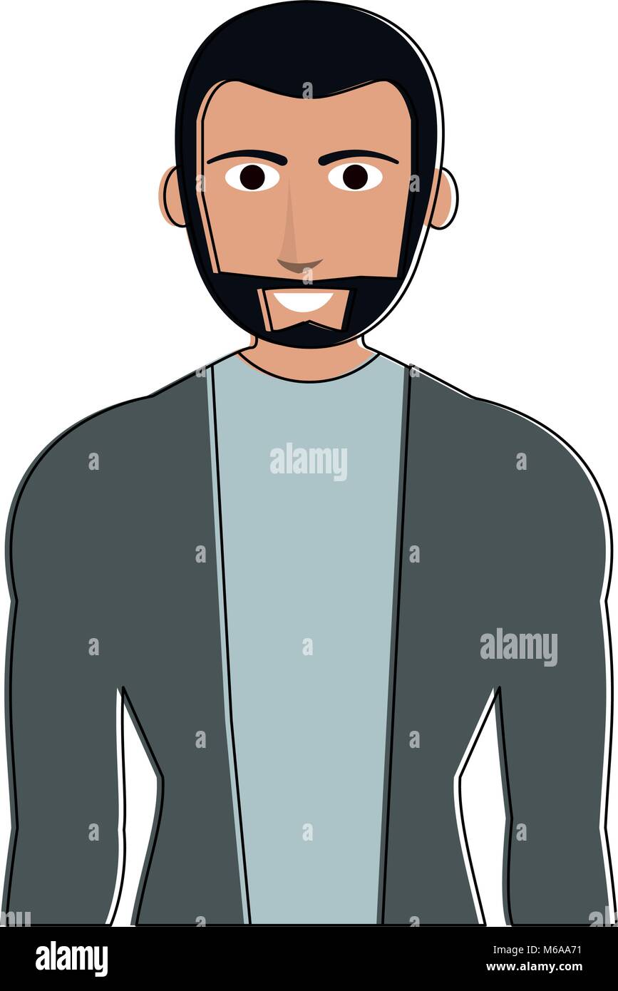 Man with elegant suit Stock Vector Image & Art - Alamy