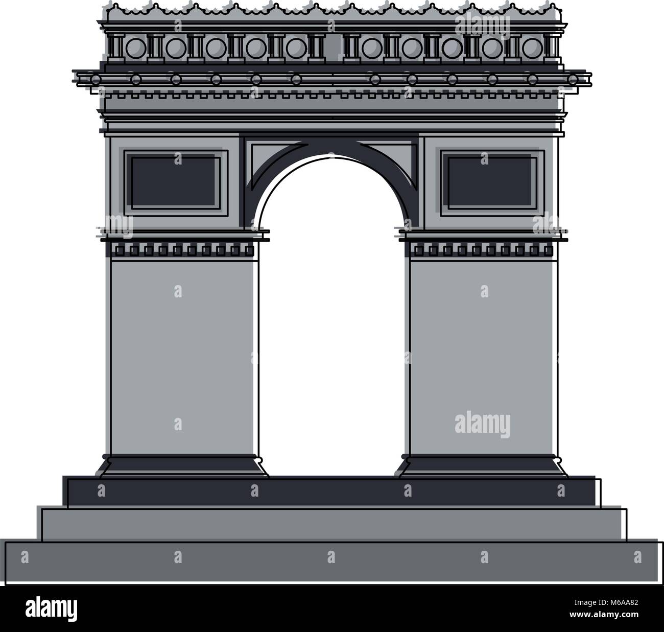Arch of triumph Stock Vector Image & Art - Alamy