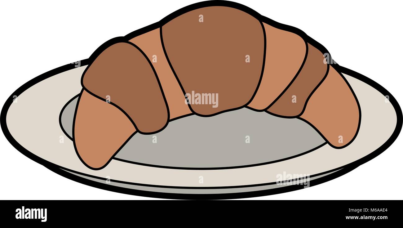 Croissant french bread Stock Vector Image & Art - Alamy