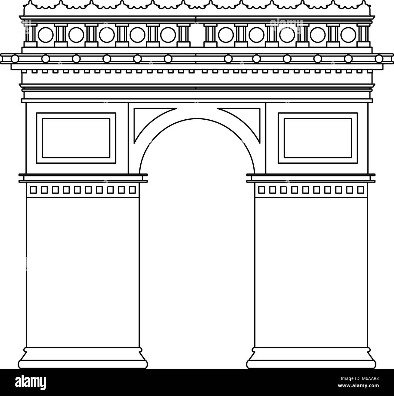 Arch of triumph Stock Vector Image & Art - Alamy
