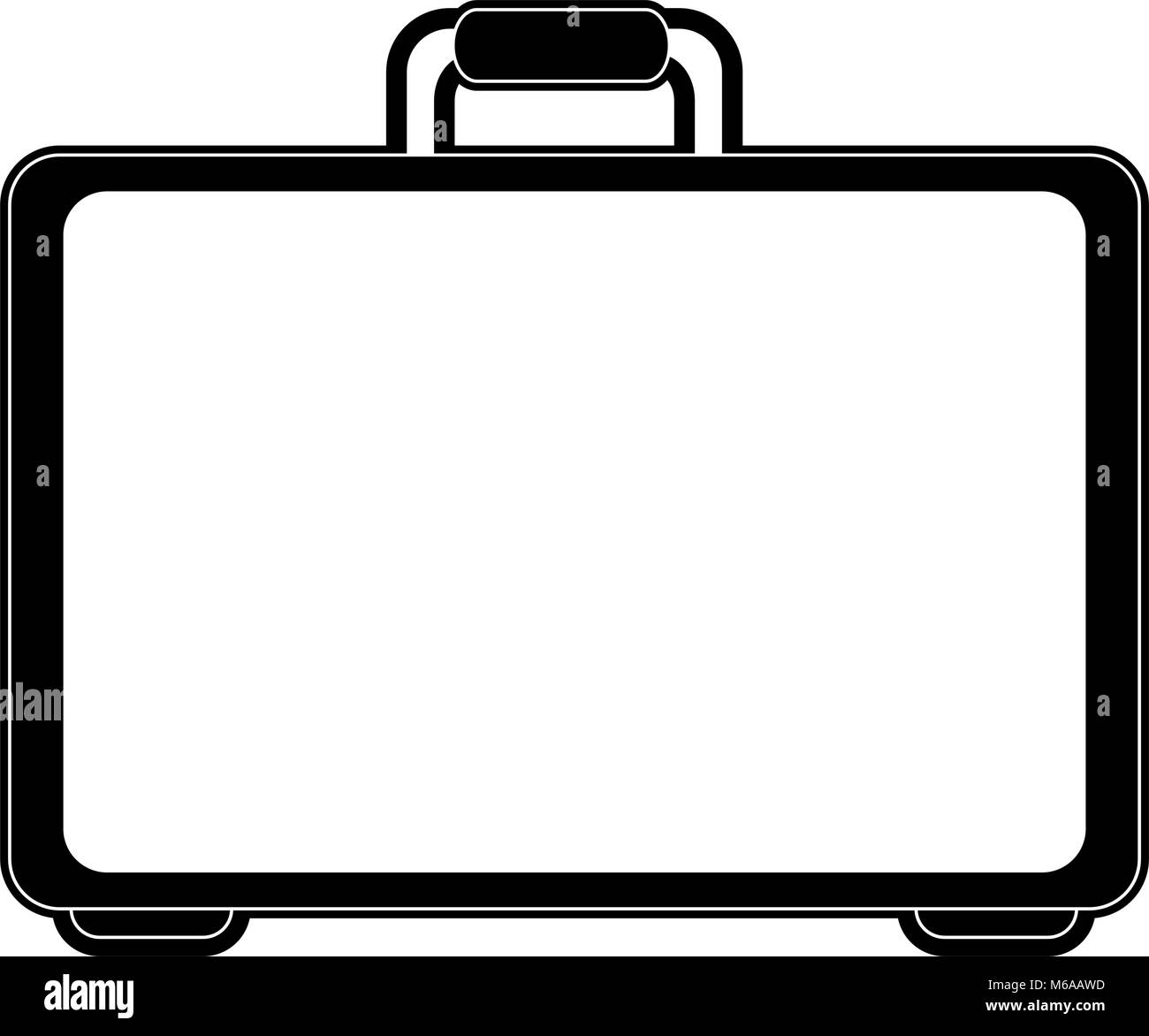 Travel suitcase symbol Stock Vector Image & Art - Alamy Throughout Blank Suitcase Template
