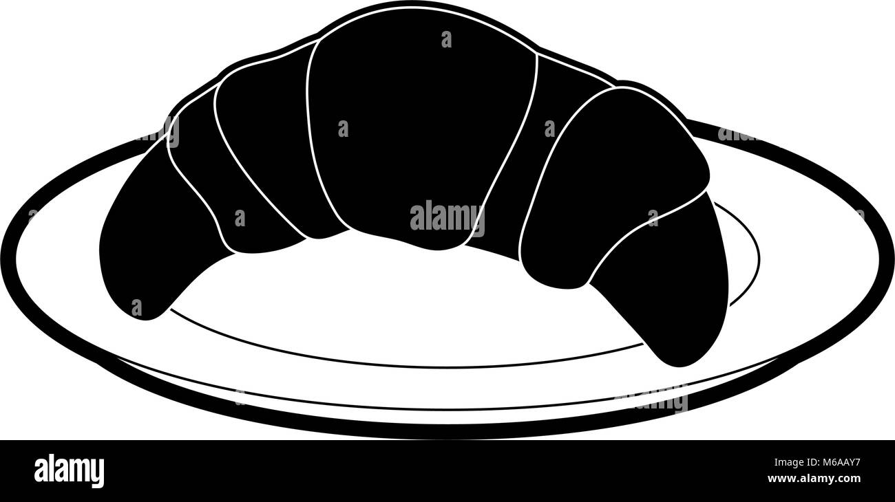 Croissant french bread Stock Vector Image & Art - Alamy