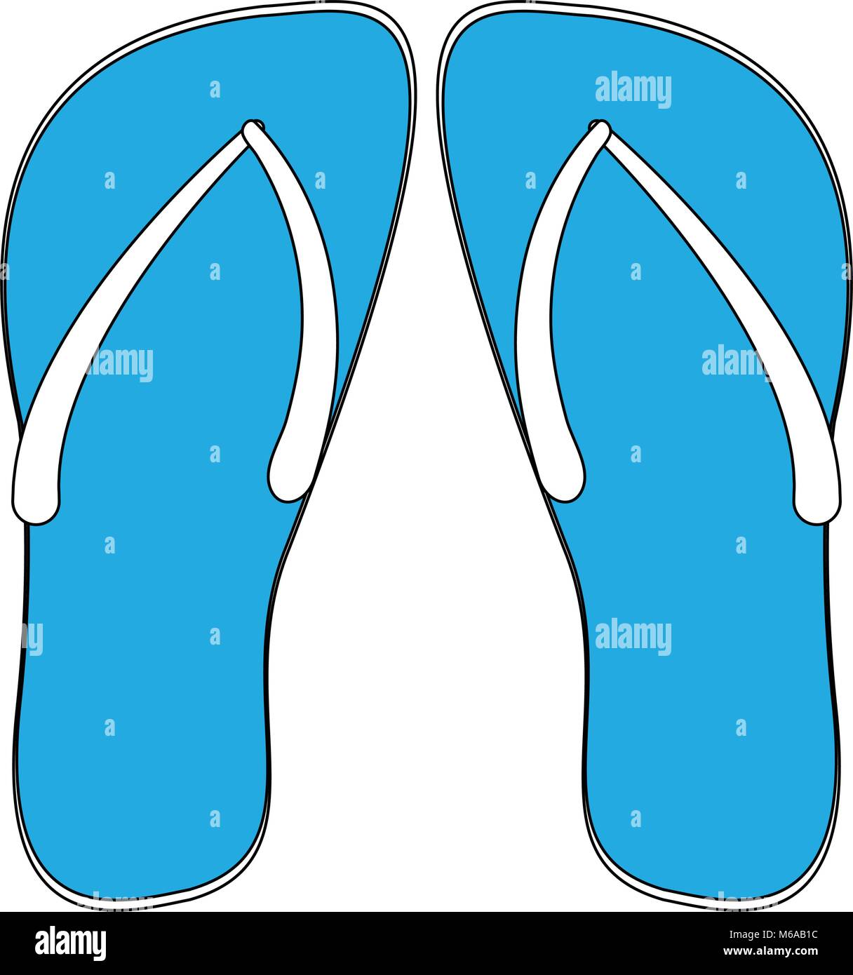 Flip flops cartoons Stock Vector Image & Art - Alamy